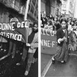 Ma attenzione, il movimento studentesco non fu solo roba da �maggiorenni�: coinvolse infatti anche i ragazzi delle scuole superiori. Molto attivo in quel periodo fu il Liceo Artistico (foto di Gianni Zanni)